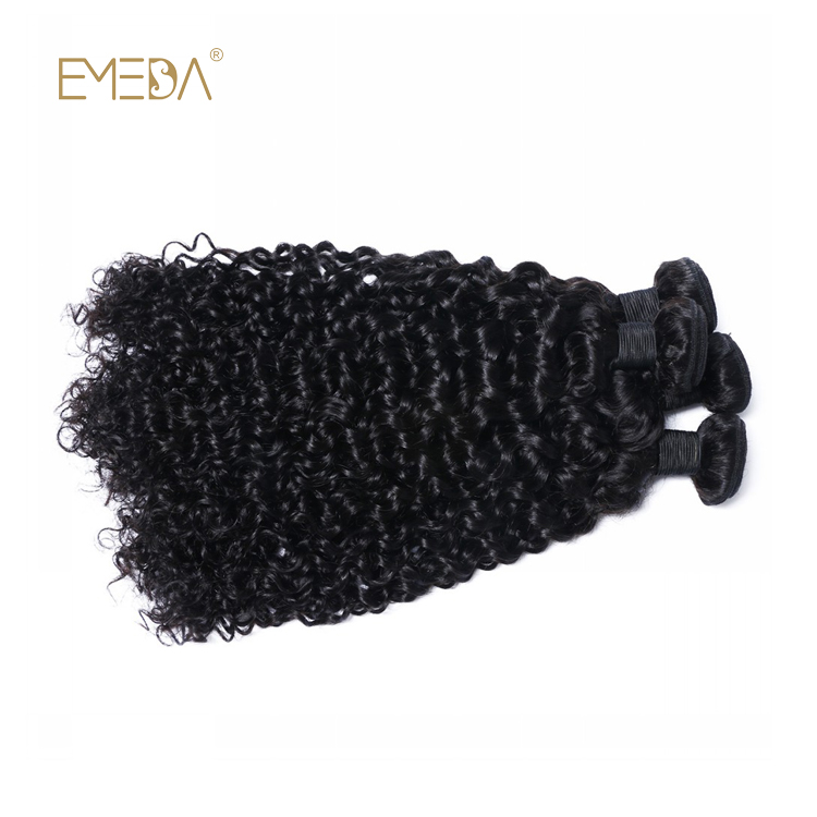 Virgin Human Hair Weave Kinky Curly Bundles Unprocessed Brazilian Hair  LM392